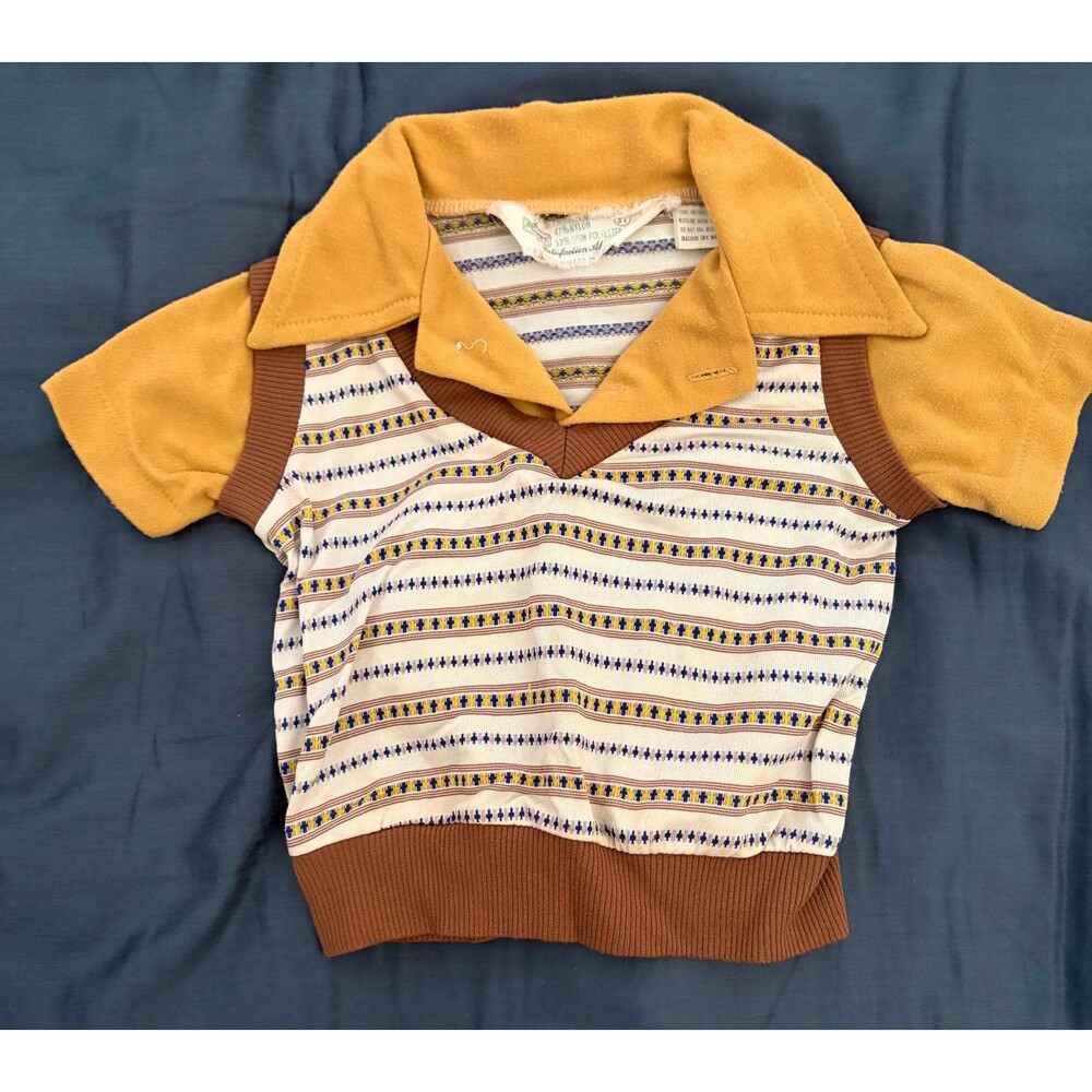 Vintage infant toddler Kmart 70s shirt
